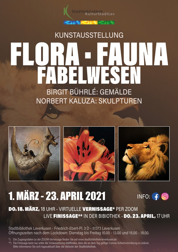 Plakat Flora Fauna Fabelwesen3 kl